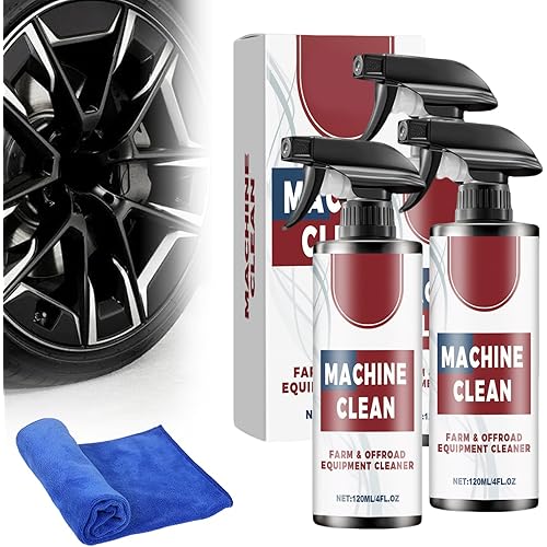 Heavy-duty Outdoor All Purpose Cleaner, 2025 Upgrade Machine Clean Spray, Multi-surface Portable Cleaners, Farm Equipment Durable Cleaner for Agricultural Field, Automotive Cleaners for Car Owners (3)