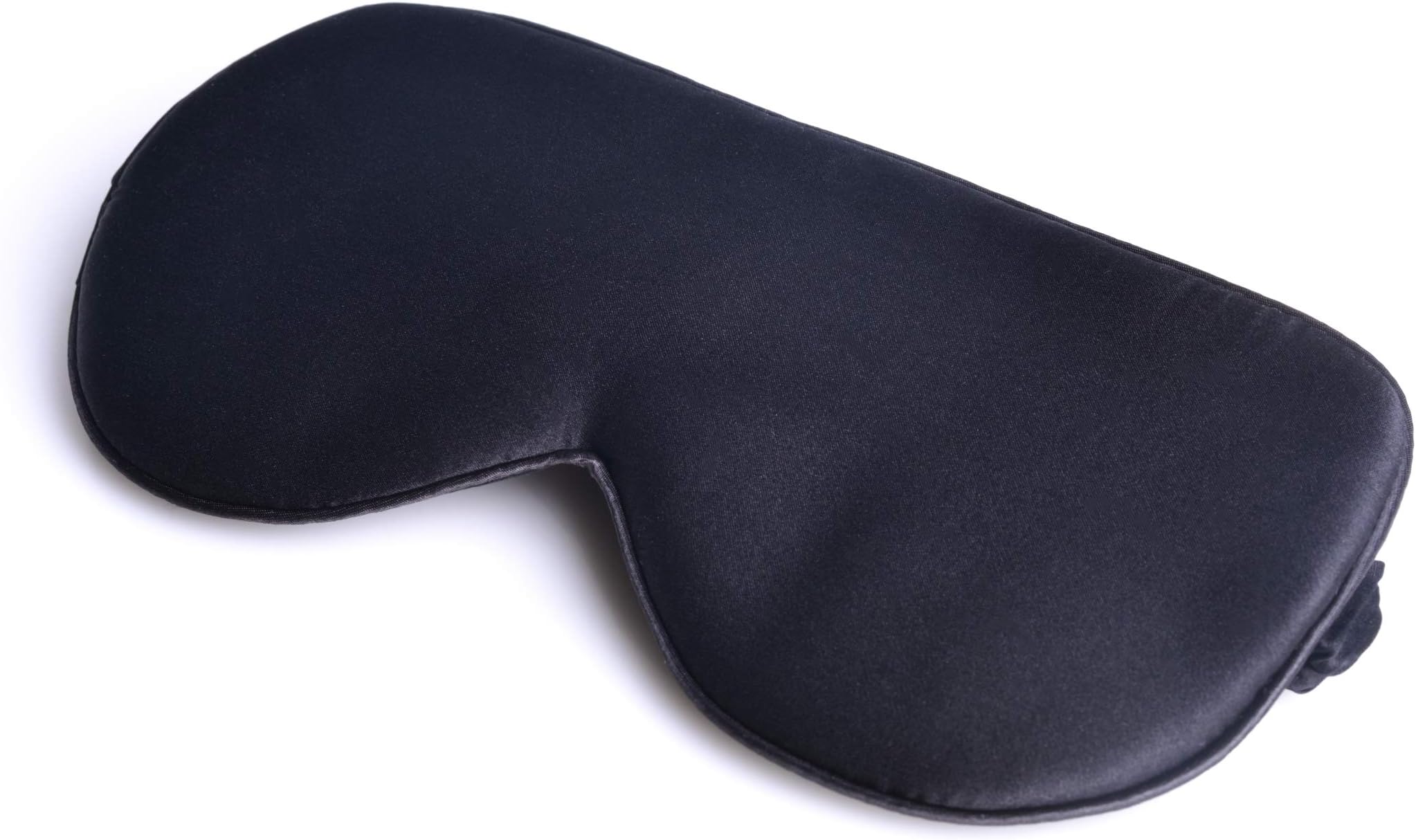 ZanLLW Silk Sleep Mask Eye Mask, Washable Mulberry Sleeping Aid Blindfold for Side Sleepers, Pure Soft Eye Cover Blackout with Adjustable Strap for Men and Women, for A Full Night Sleep