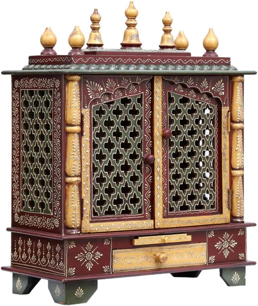 Kamdhenu art and craft Temple/Home Temple/Pooja Mandir/Pooja Mandap/Temple for Home by Kamdhenu Art And Craft (BJ18)