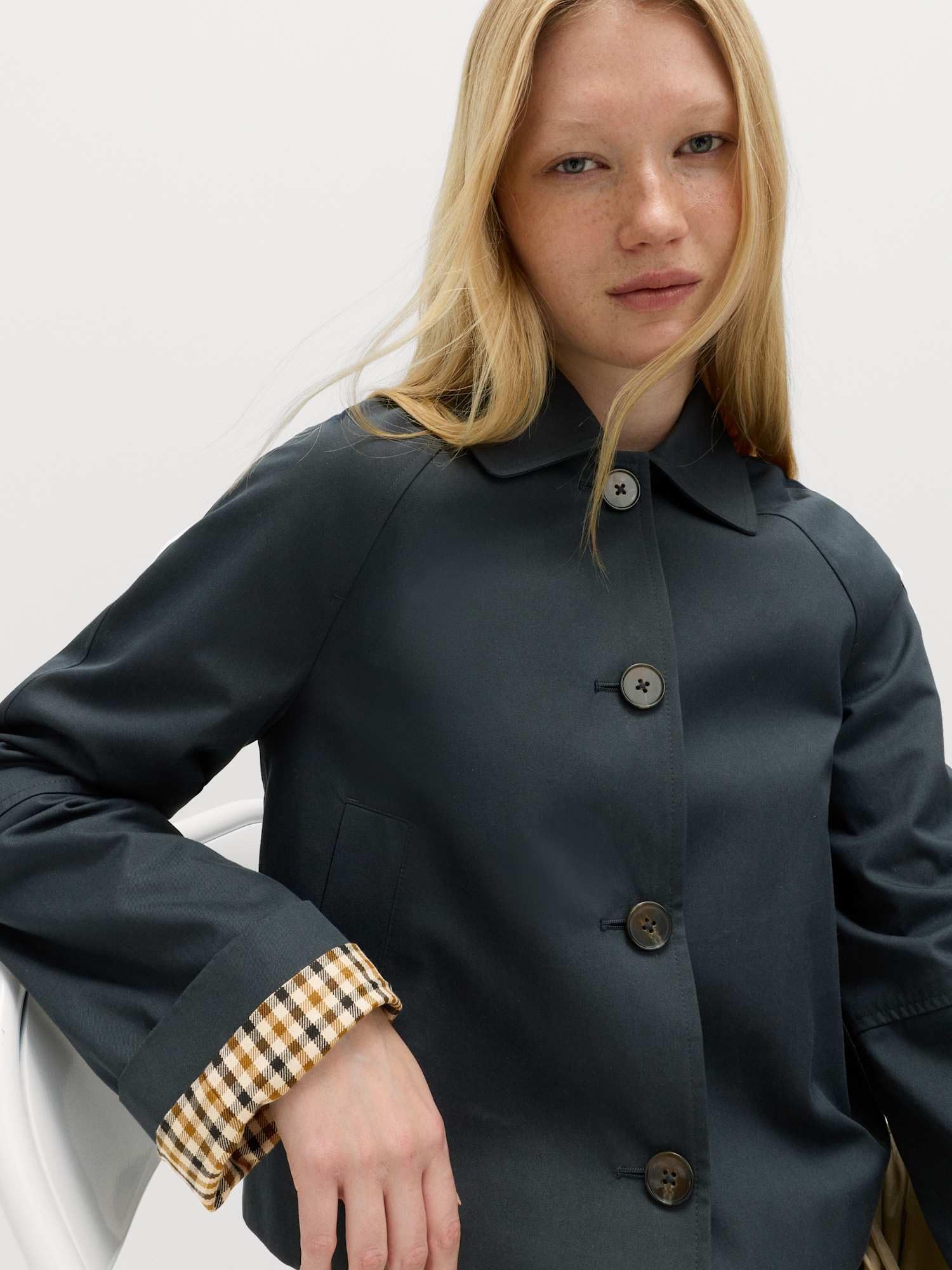 Marks & Spencer Damen reine Baumwolle Mantel Regular
