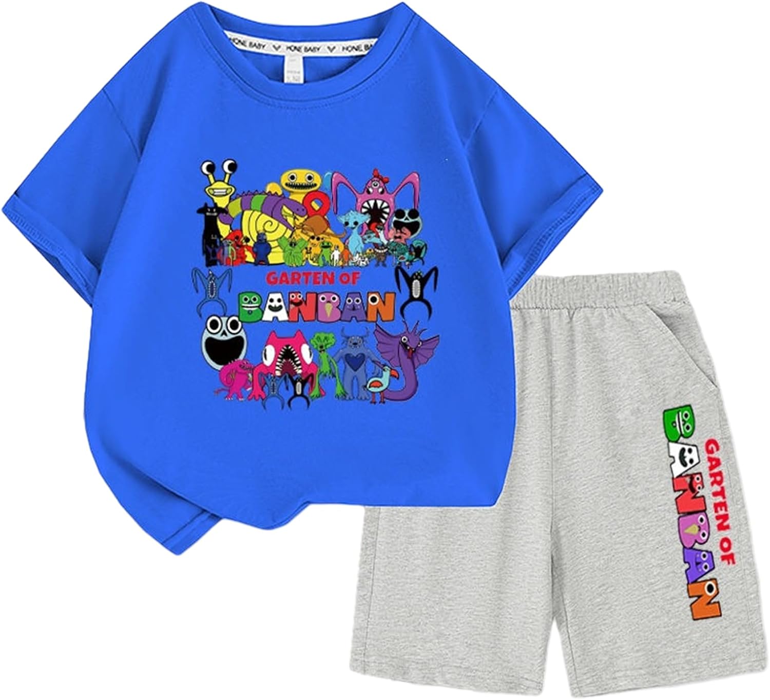 Amazon | [Doversky] 子供服 ばんばんの庭 半袖上下セット Garden of  