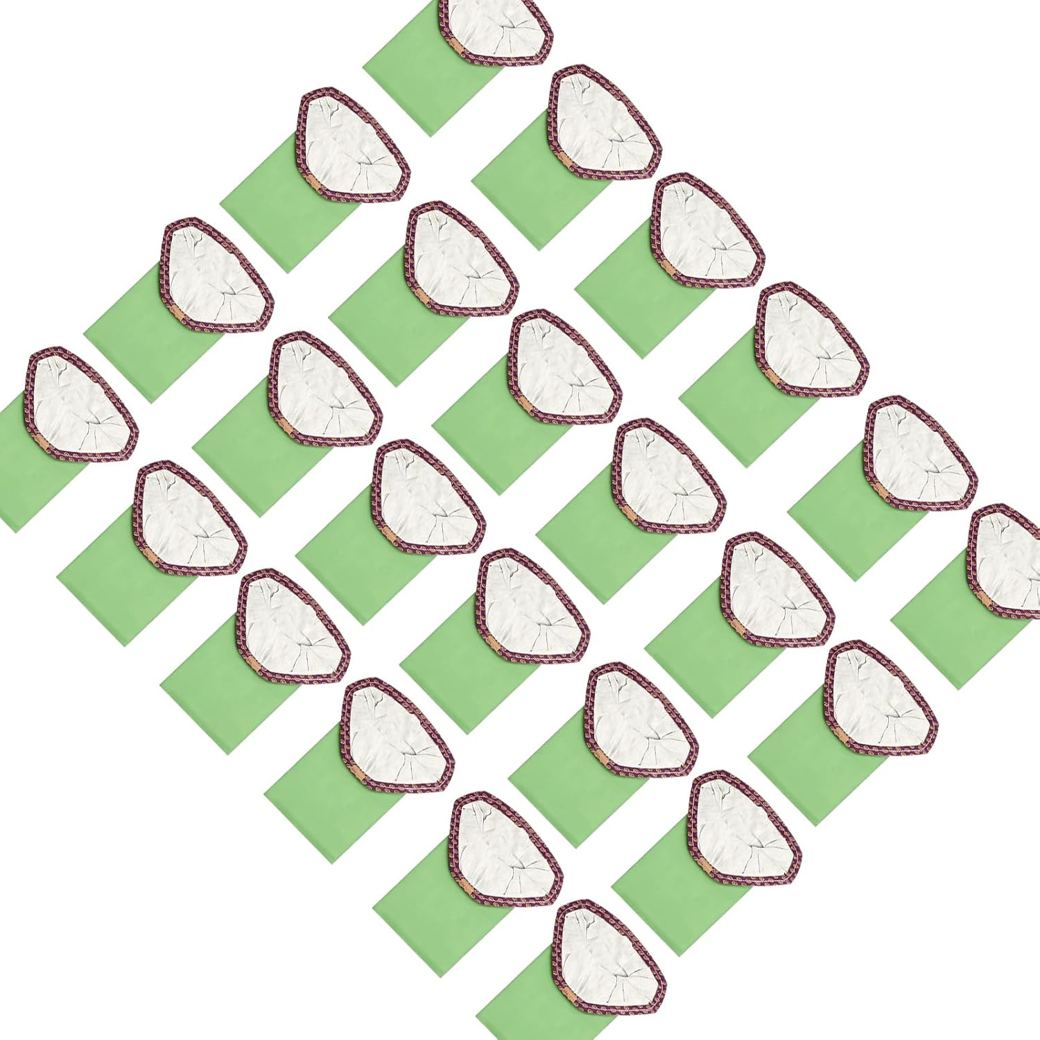 24Pieces Vacuum Bag Container for 107314 6QT Model High Capacity Storage Efficient Particle Captures Vacuum Bags