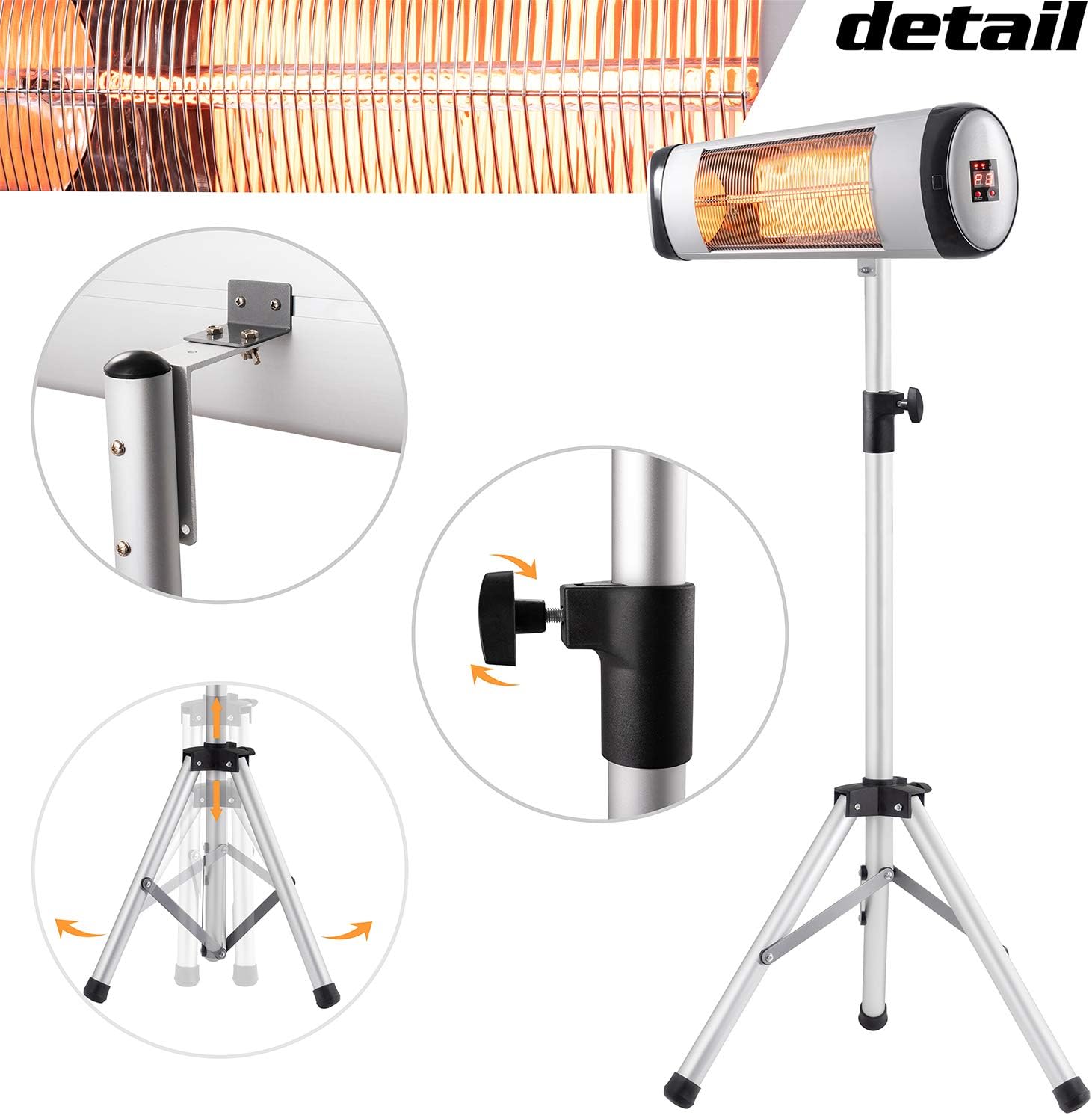 Patio, Lawn & Garden Outdoor Heating Patio Heaters Garage with