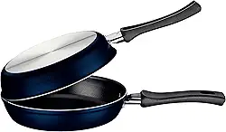 Omeleteira Tramontina Ravena em Alumínio com Revestimento Interno Antiaderente Starflon Max com Cabos Baquelite 20 cm