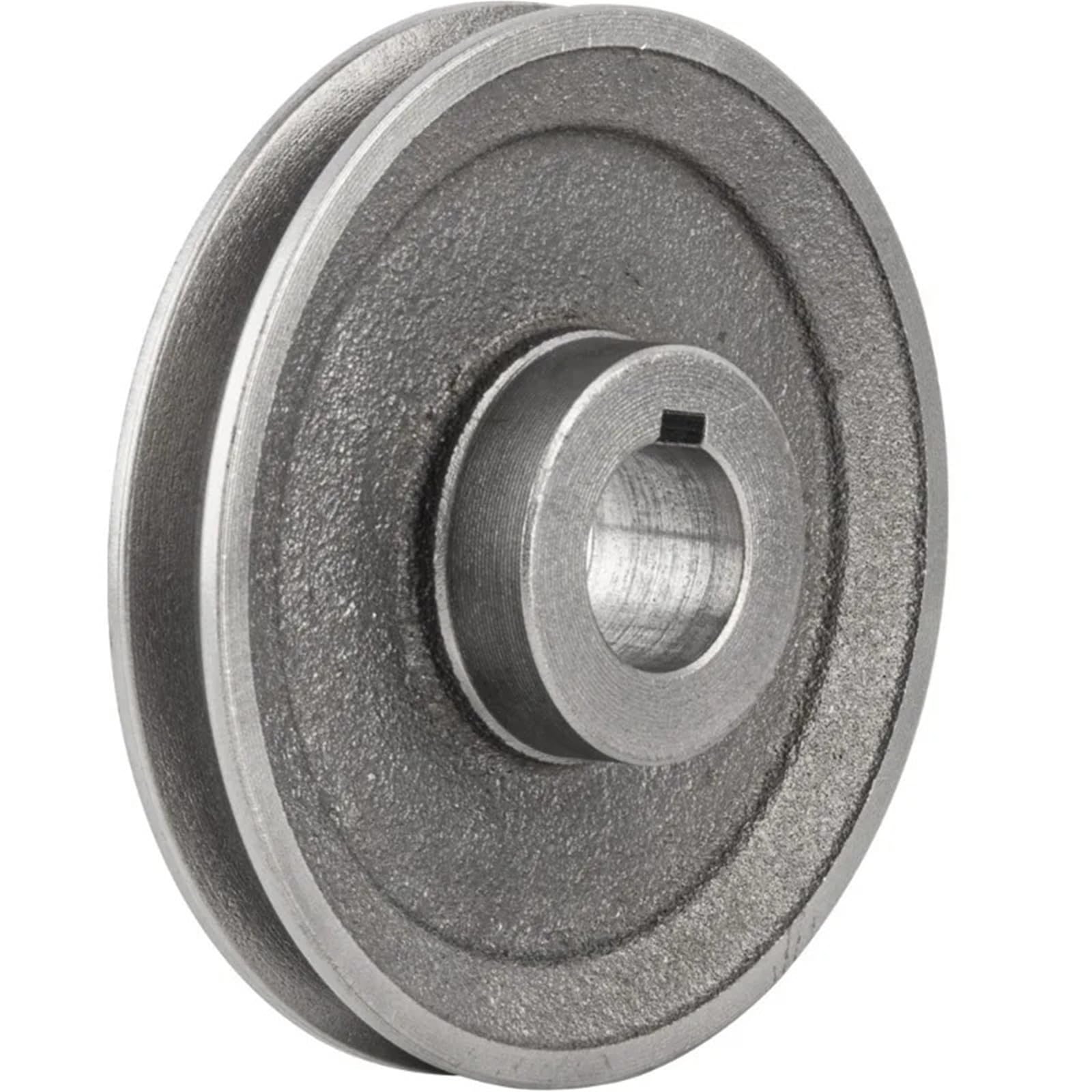 Koło pasowe klinowe z pojedynczą szczeliną, średnica 140 mm, typ A, materiał koła pasowego, żeliwo (otwór 22 mm)