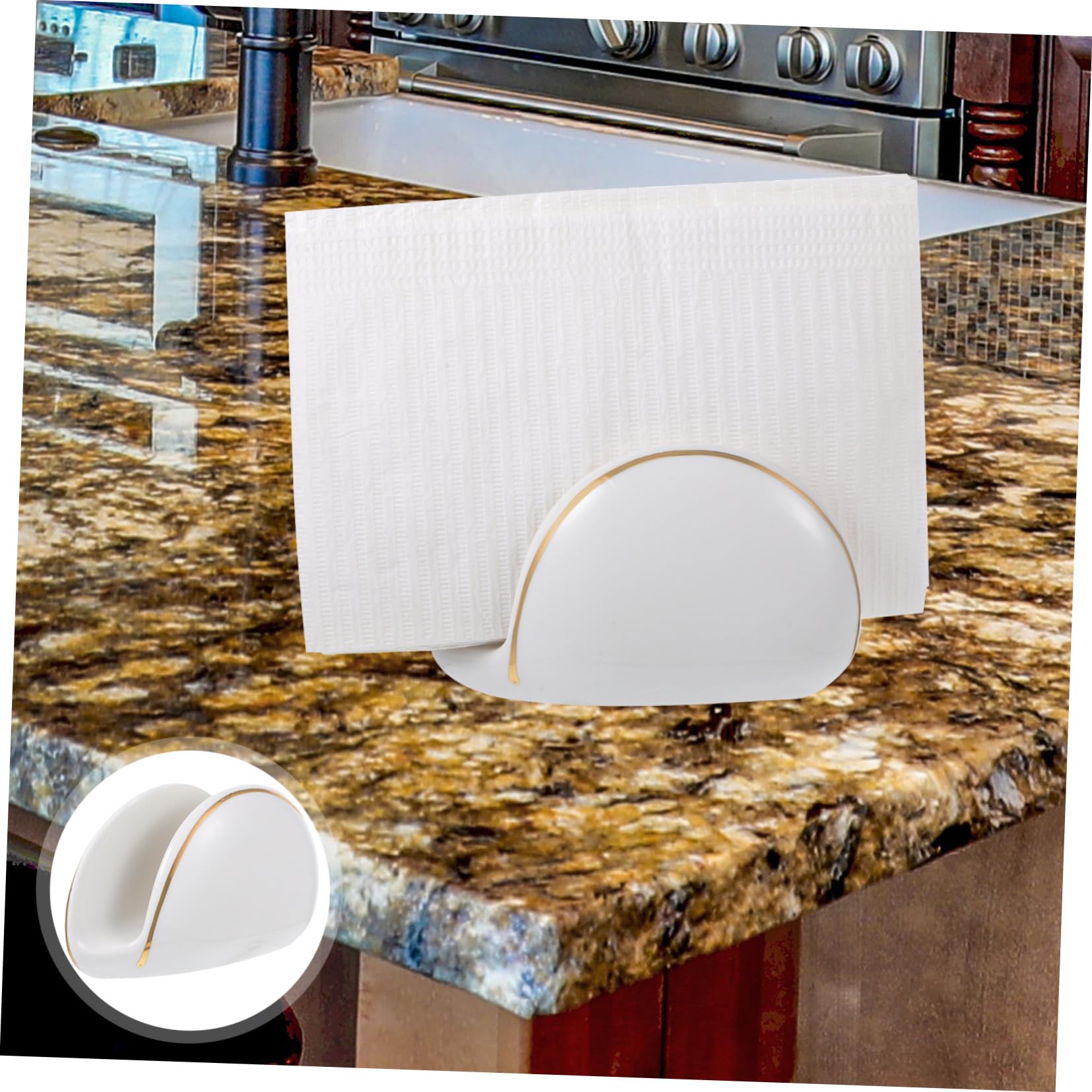 Cabilock Dispensador De Servilletas De Mostrador 4 Unidades Para Servilletas De Cena