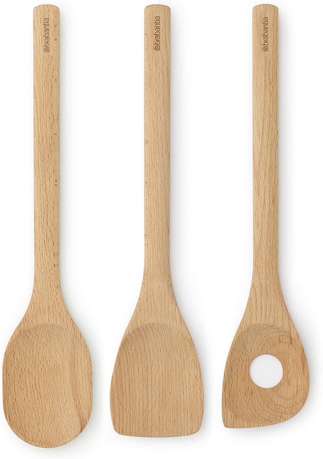 Brabantia 260681 Wooden Utensil Set, Wood Home & Kitchen