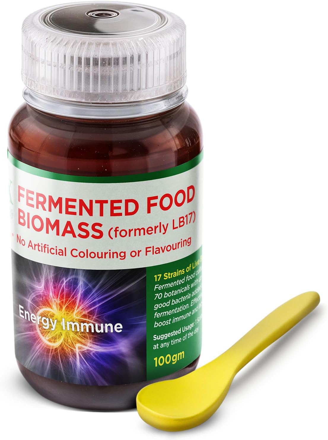 LB17 Biomass Live Probiotics for Women, Men, & Kids 100g/Bottle - Daily Probiotic Paste Supplement, Probiotics for Digestive Health, Adult Probiotic Digestive Nutritional Supplements, Kids Gut Health