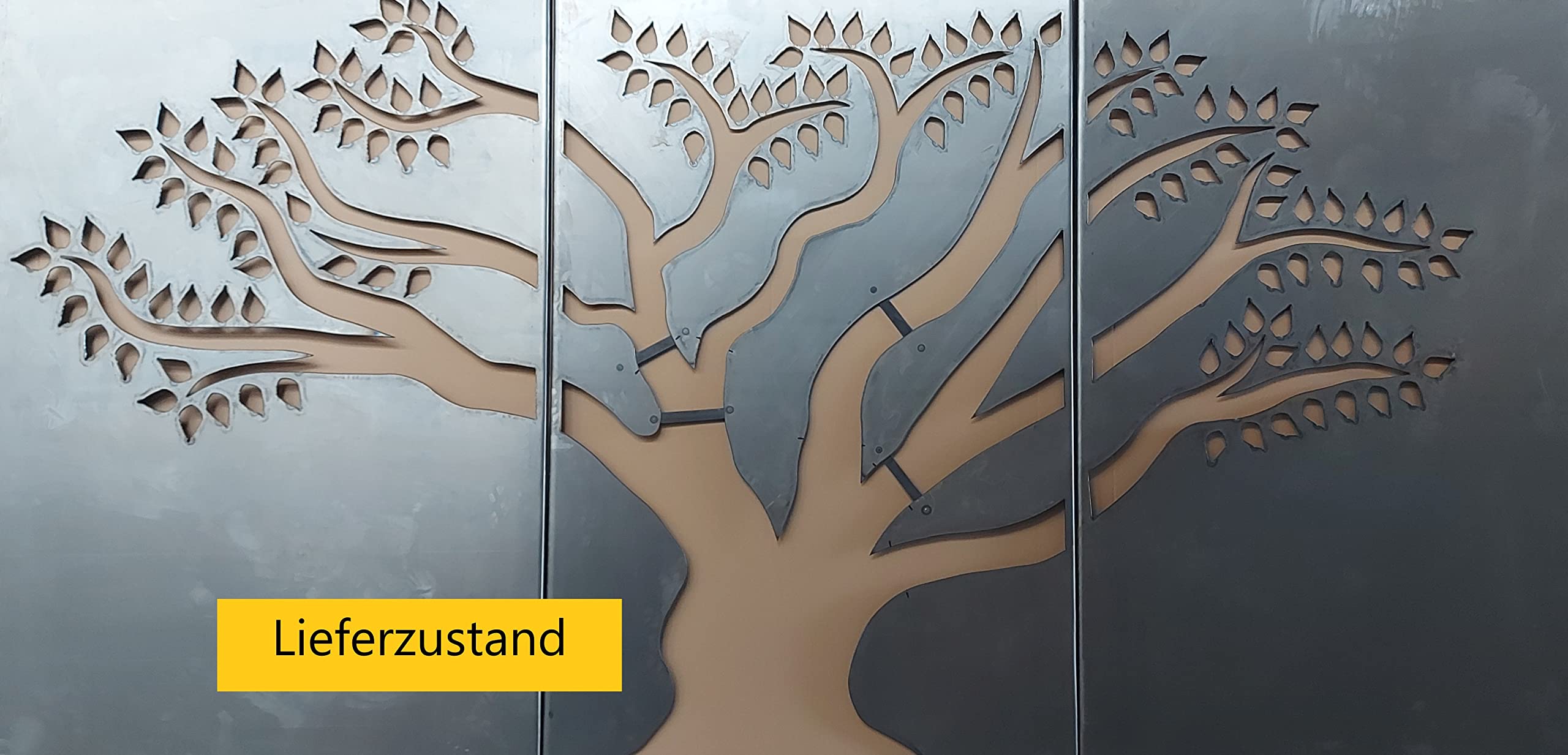 Cortenstahl Edelrost Sichtschutzwand Gartendeko rost