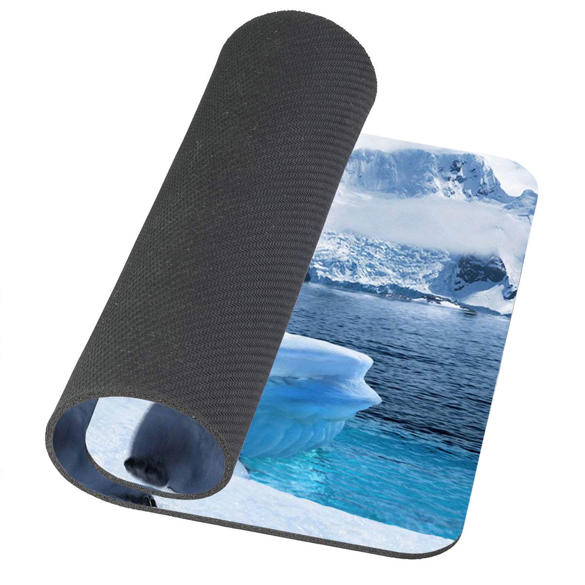 Funny Cute Penguin Mousepad - Office Gaming Accessories Working...
