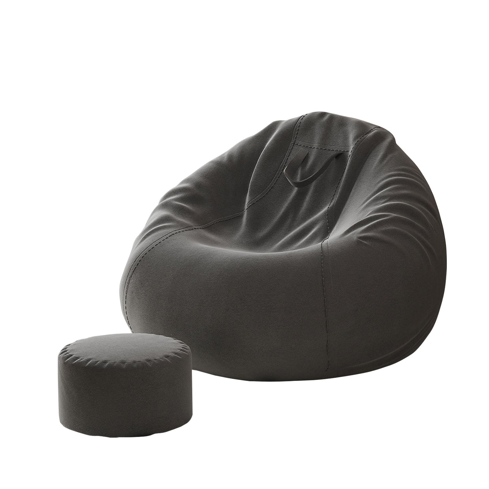 Sitzsack XXL für Erwachsene mit Ottoman