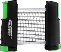 Vista 1 de GSE Games & Sports Expert - Red y postes de tenis de mesa retráctil Red de repuesto ajustable de Ping Pong (4 colores) Adjustable, Retractable