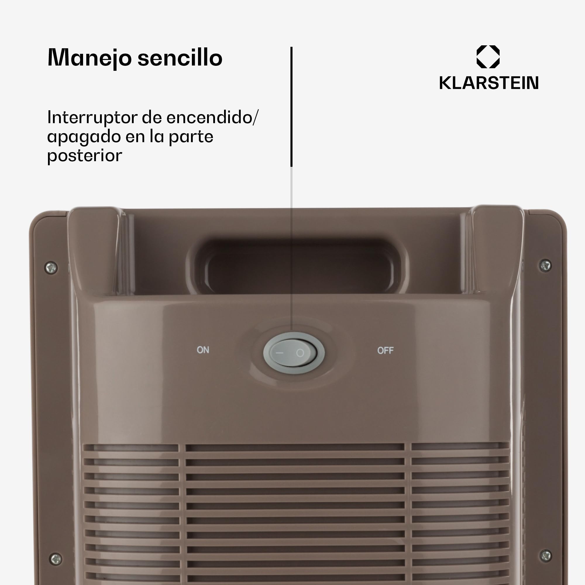 Klarstein Drybest 2000 2G Deshumidificador - Deshumidificador de ambiente 700 ml/día, 70 W de potencia, depósito de agua de 2 L, apagado automático, LED de funcionamiento, silencioso, gris