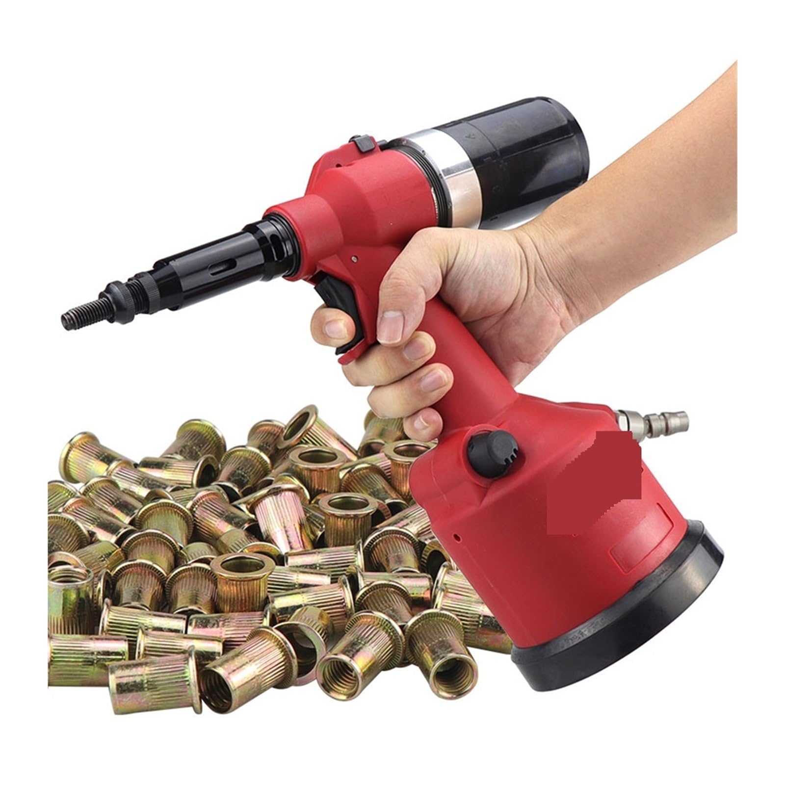 Clavadora, M3 M4 M5 M6 M8 M10 M12 Kit De Pistola For Tuercas De Remaches Neumática Hidráulica Remachadora Automática Herramientas De Aire Máquina Remachadora De Tuercas