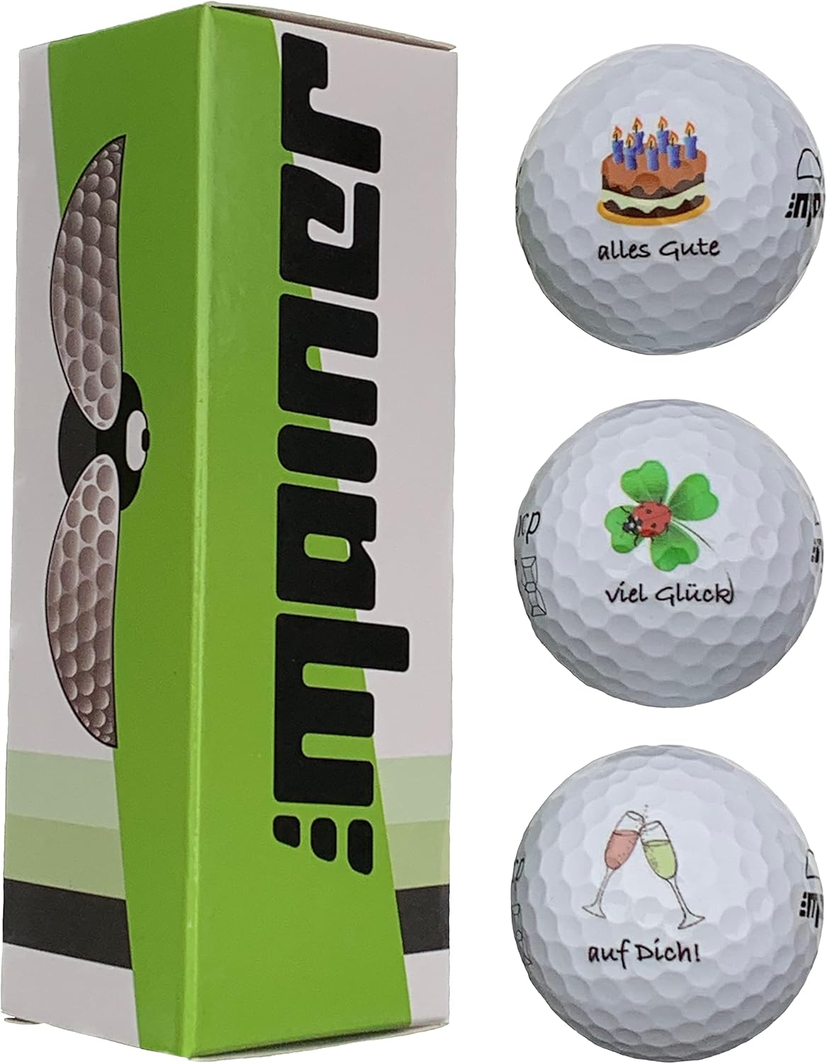 Emainer Golfball, 3 Geburtstags Golfbälle, Dieser Ball kennt auch Dein Handicap Amazon.de