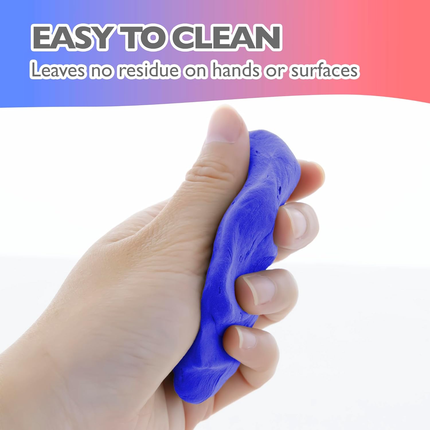 BAZIC Products Air Dry Clay 6 Color 12 oz, Light Modeling Dough Art Craft Non Toxic Gift for Artist, 48-Packs