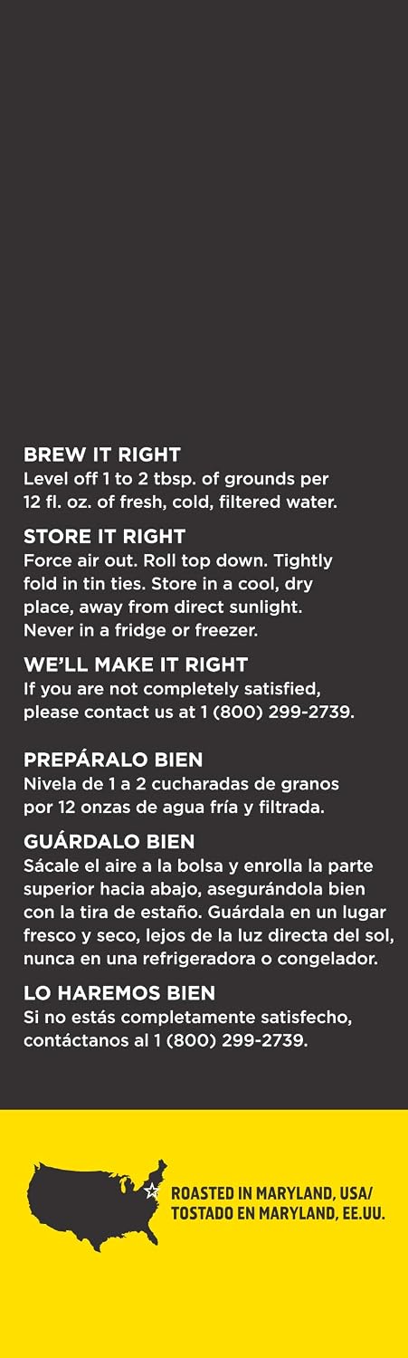 Eight O'Clock Coffee Café Arriba Cafe Espresso, 10 Ounce, Medium Roast Ground Coffee, Alarmingly Delicious, 100% Arabica