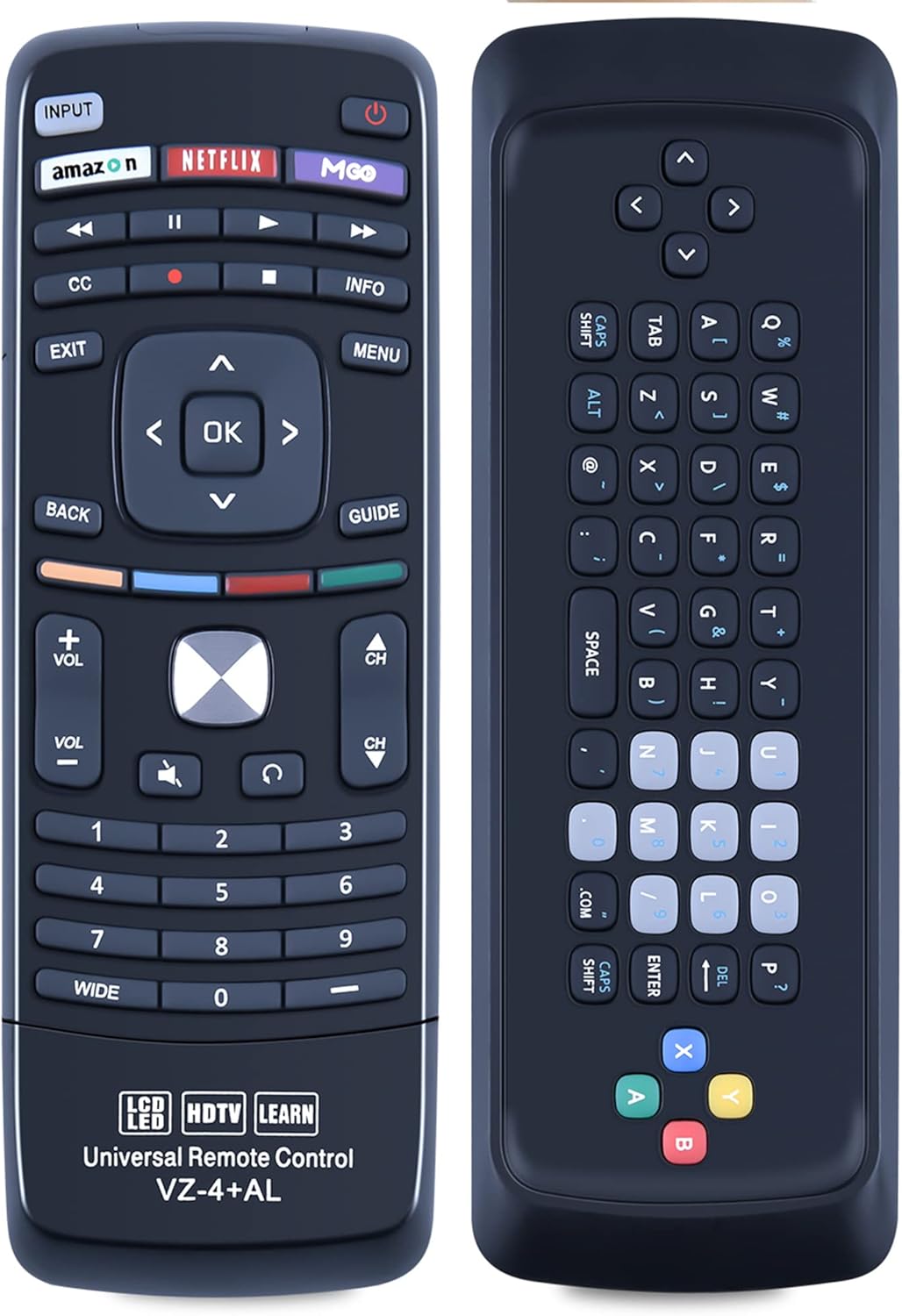 XRT302 QWERTY Keyboard Replace Remote Control fit for Vizio