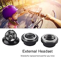 Vista 3 de Juego de auriculares para bicicleta, 1.339 in MTB Mountain Bike Road Bike Rodamiento de bicicleta de aleación de aluminio bicicleta delantera