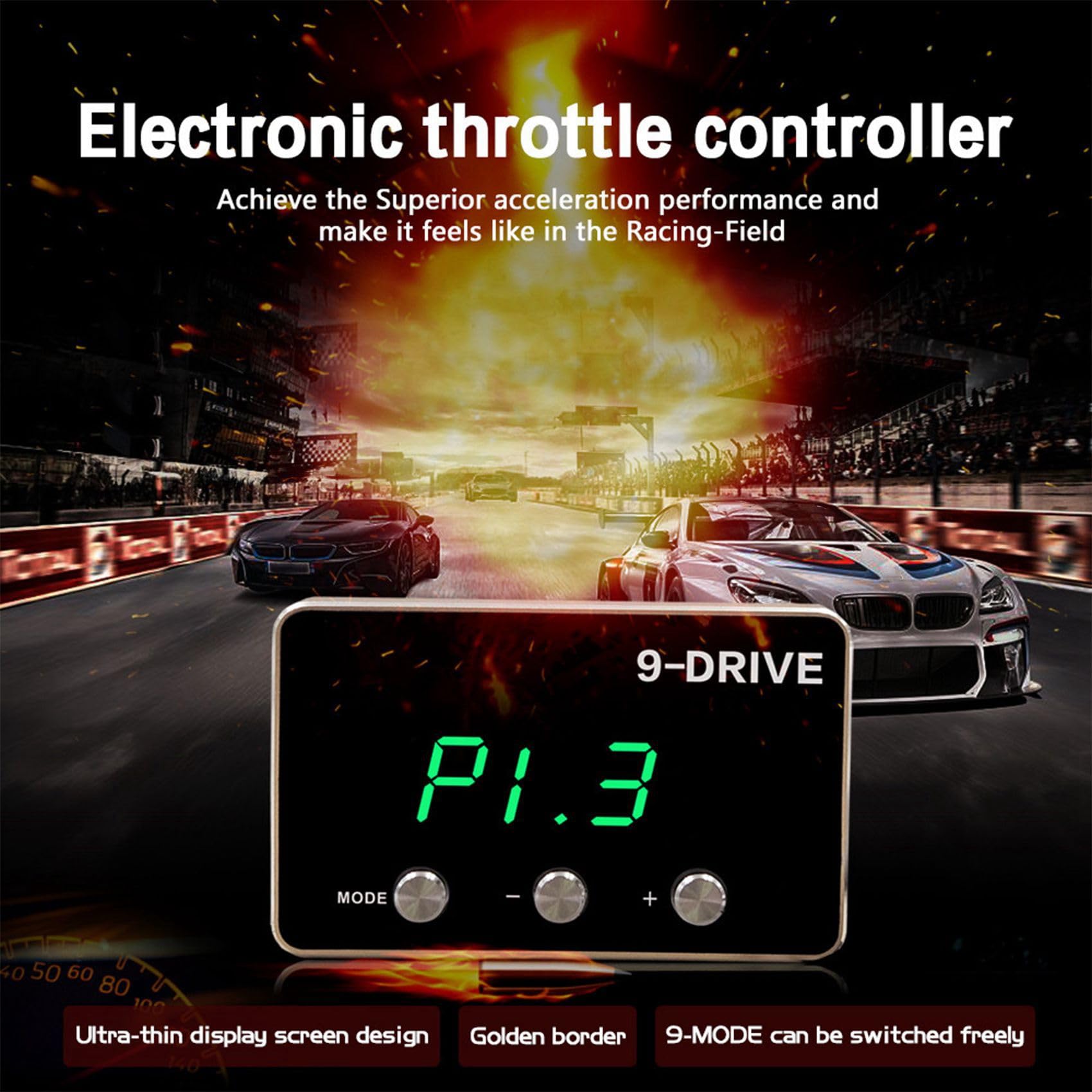 Controlador electrónico del acelerador de acelerador de 9 modos, eficiente para JK RAM 1500