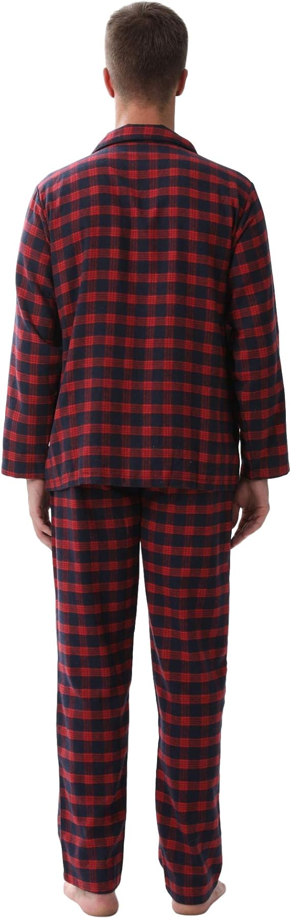 Pantaloni Da Pigiama Uomo YUSHOW Confezione Da 3 - Flanella Di Cotone, Caldi E Comodi Con Tasc