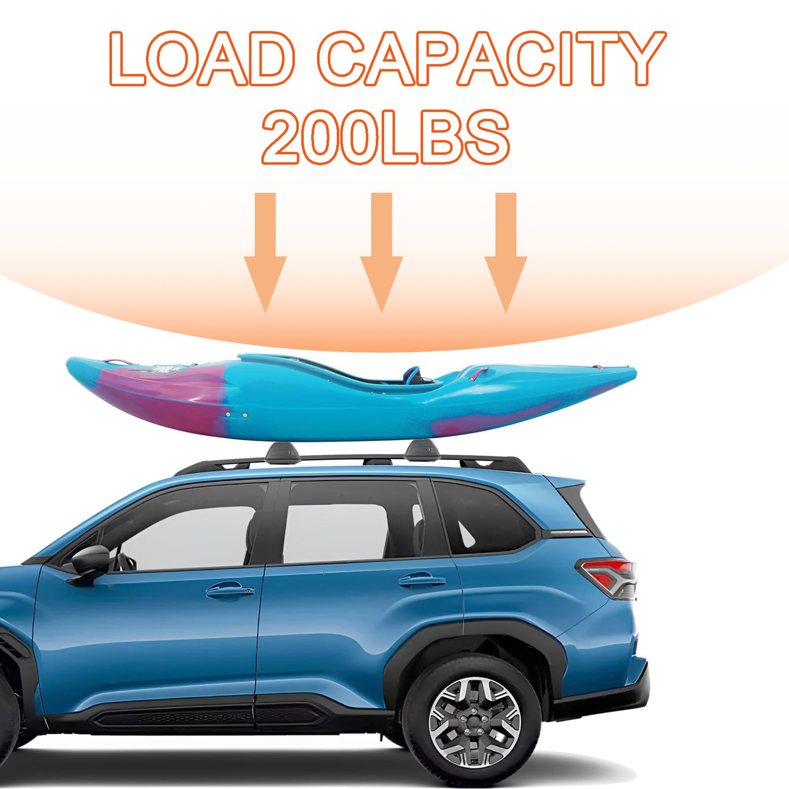 Dachträger Gepäckträger für Mitsubishi Outlander PHEV 2023 2024 2025, Dachgepäckträger Querträger Aluminium-Dachreling Geringer Windwiderstand,Black