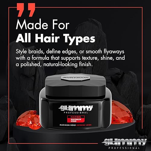 Miniatura 6 de Gummy Gel para el cabello, fijación máxima y aspecto extremo, 16.9 onzas