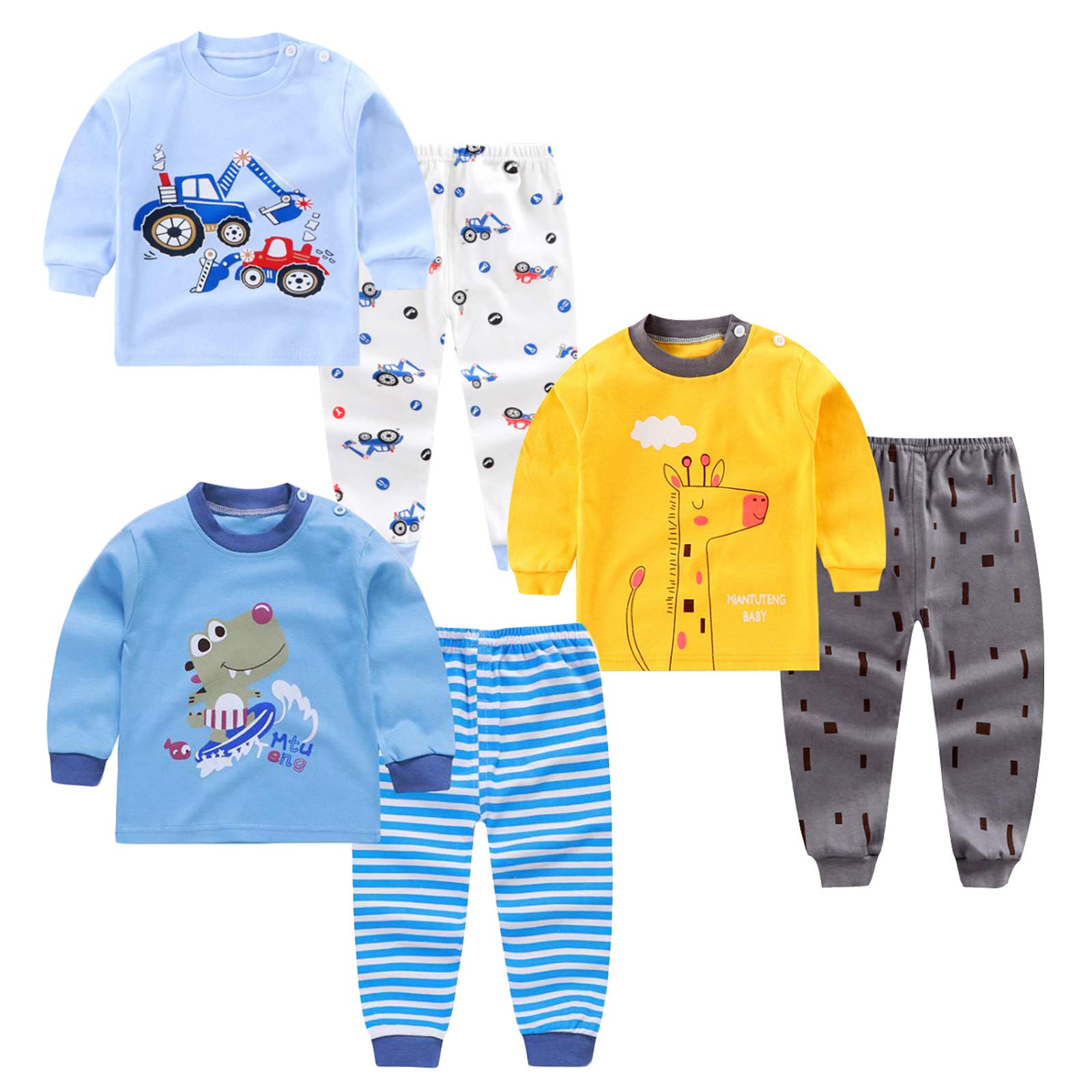 Ragazzo Bambini e Ragazzi 3 set da 6 pezzi strati termici per bambini, top e pantaloni, biancheria intima termica per bambini e ragazzi, biancheria intima lunga e lunga pigiama intimo termico