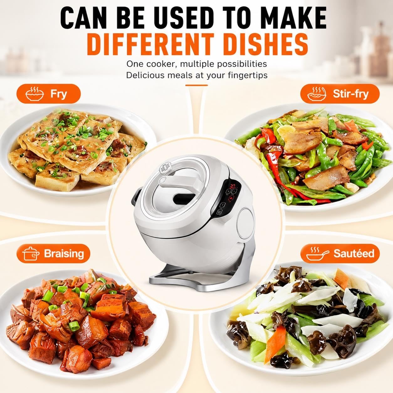 Marmite à sauté automatique multifonctionnelle