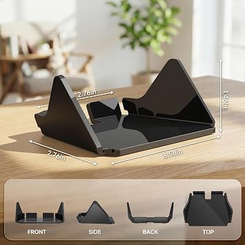 Acrylic Holder Base for Elgato Stream Deck Mini, Black