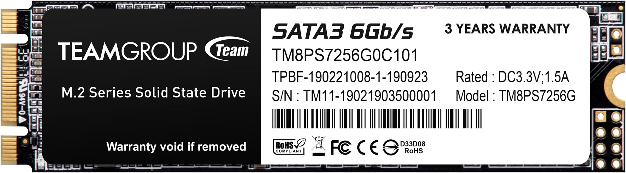 SSD M.2 256GB Team MS30 Typ 2280