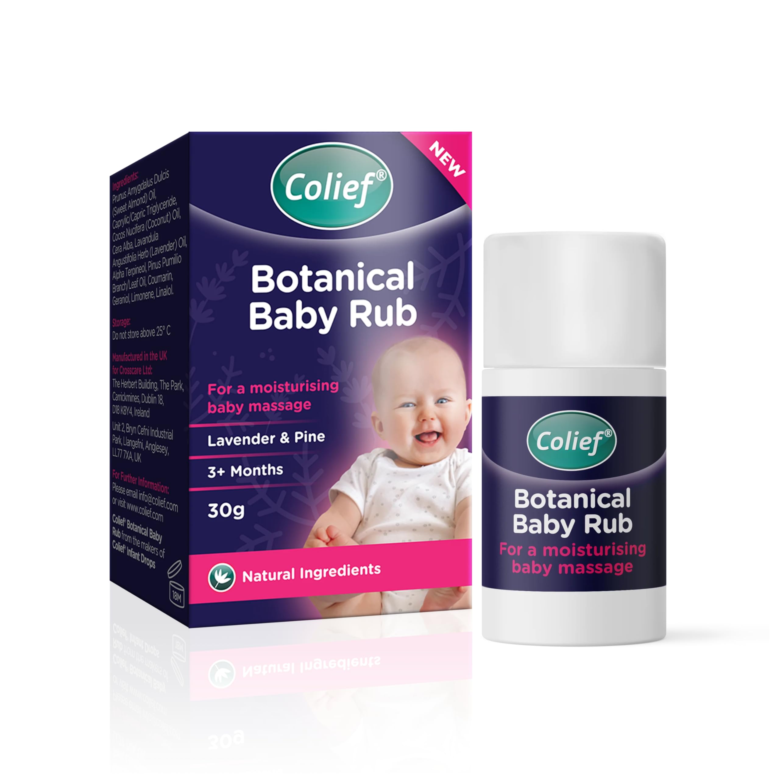 Sponsored Ad – Botanical Baby Rub - Decongestant Solution for Easy Breathing - Infants 3+ Months - Lavender and Pine