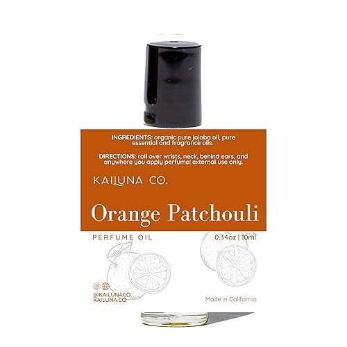 Miniatura 4 de Kailuna Co. Orange Patchouli Essential Oil Perfume Roll-on with Pure Oils, Made in California