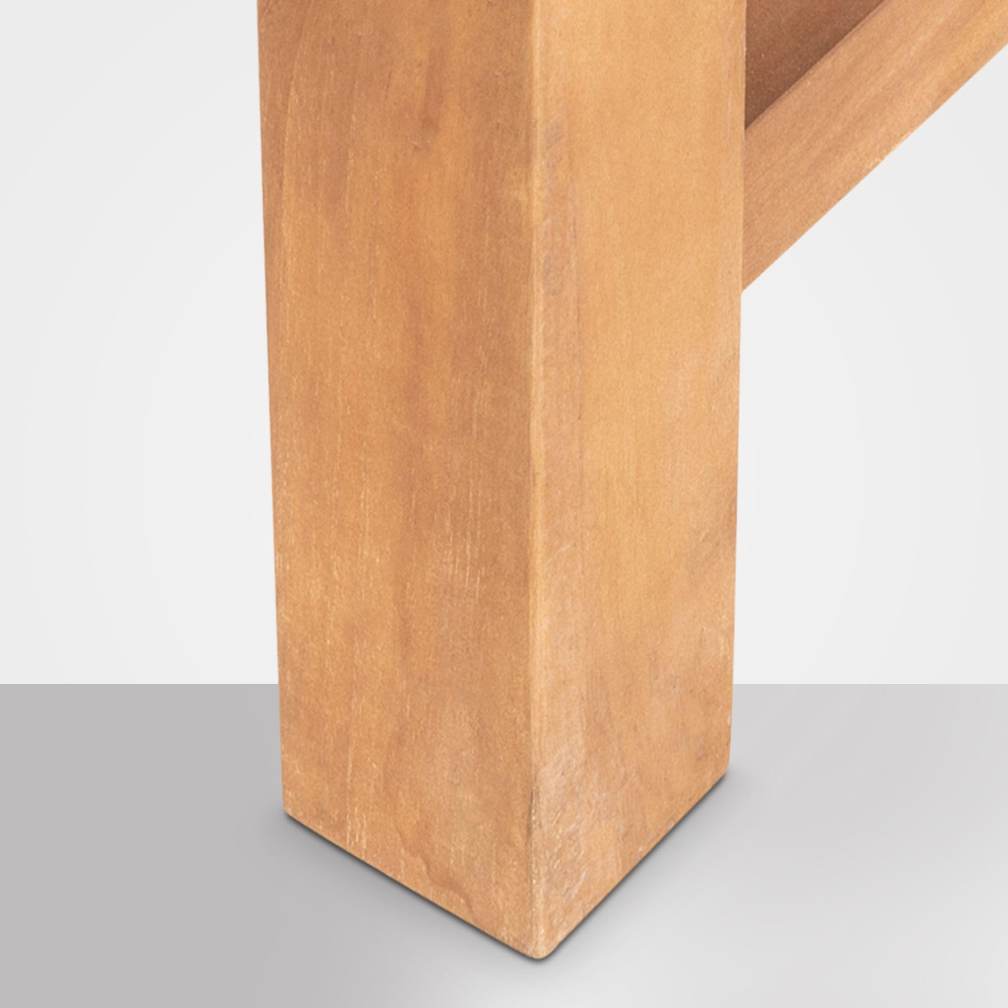 CLP Panca in teak Halden I Panca in legno per il giardino I Panca con braccioli, Colore:teak, Dimensione:150 cm