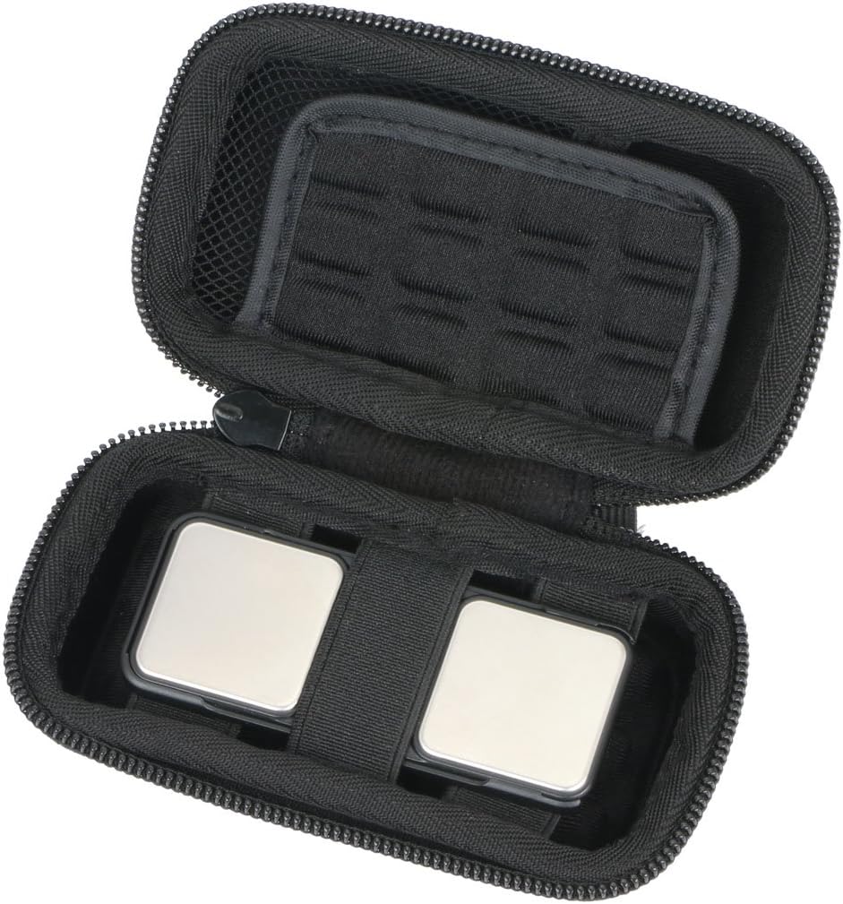 khanka Hard Travel Case Replacement for AliveCor Kardia Mobile ECG/KardiaMobile 6L for Apple and Android Devices Black