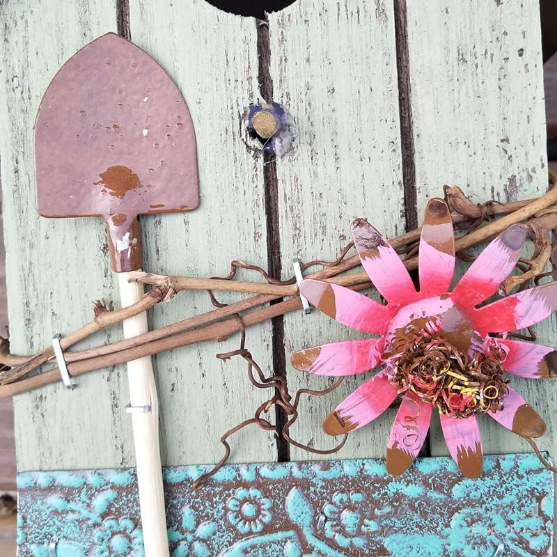 Antique Wooden Birdhouse Pendant, Outdoor Antique Craft Decorative Birdhouse, Wooden Hanging Garden Birdhouse Porch Patio Patio Decoration (E)