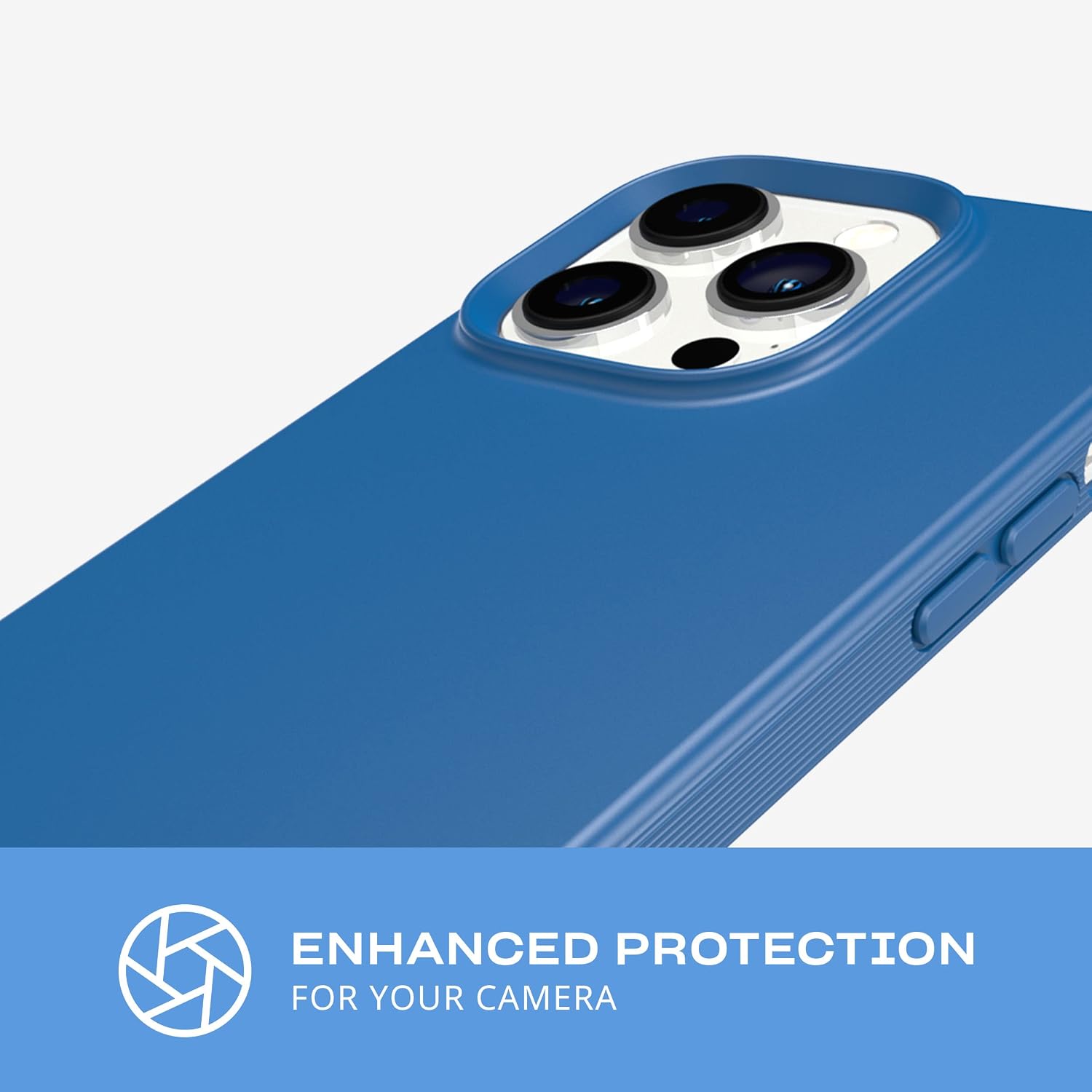 Tech21 iPhone 14 Plus Evo Lite – Thin & Shock-Absorbing Phone Case with 10ft Multi-Drop Protection