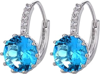 Sterling Silver Earrings for Women 2025 Cubic Zirconia Hypoallergenic Stud Earrings Wedding Jewelry Birthday Gifts for Her