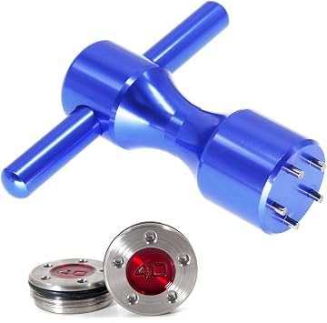 HISTAR 2Pcs Golf Custom red Weights + Blue Wrench for Titleist Scotty Cameron Putters