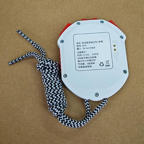 Miniatura 6 de Profesional de mano LCD Digital cronómetro temporizador para atletismo cronógrafo electrónico impermeable preciso reloj deportivo