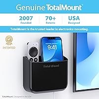 Vista 5 de TotalMount Soporte para control remoto sin agujeros – Elimina la necesidad de taladrar agujeros en la pared