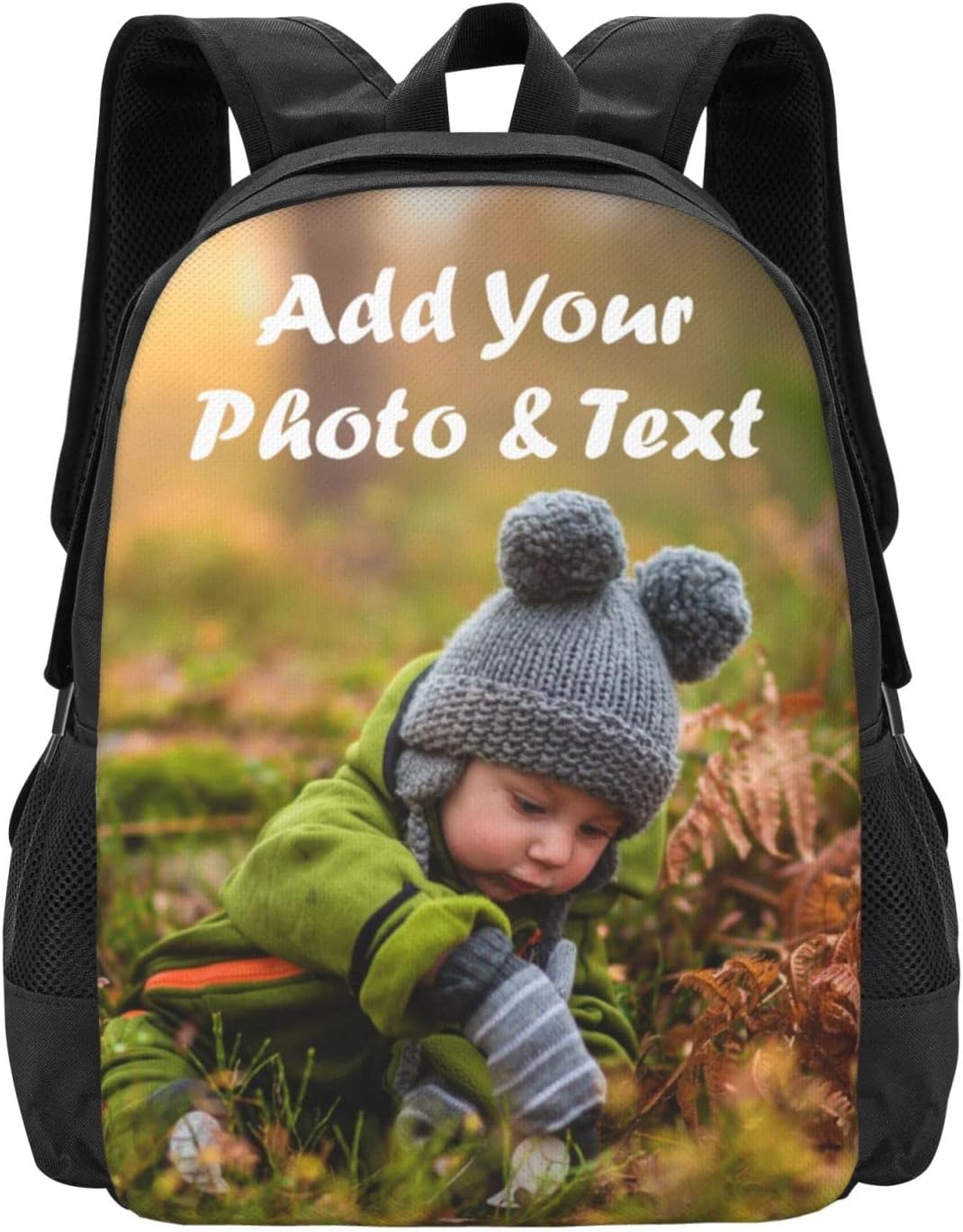 XIAYPRL Custom Backpack with Photo/Picture Personalised Rucksack for ...
