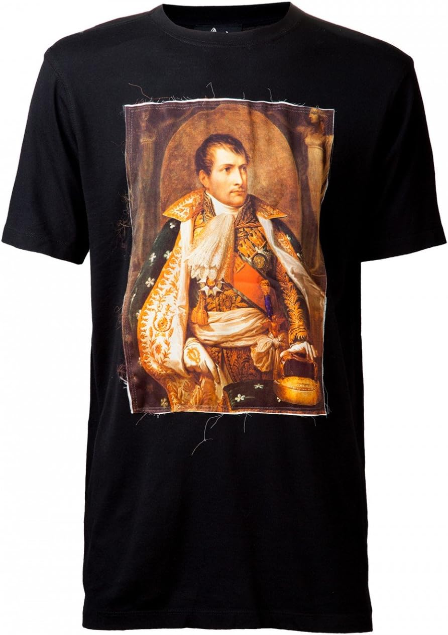 Any Old Iron Napoleon Silk T-Shirt S Black