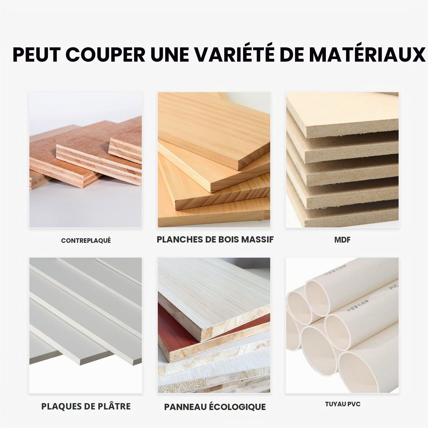 Scie de Table pour le Travail du Bois, Montable sur Plan de Travail, Lame de Scie Réglable Verticalement, Poids 25 kg, 55X36X40 cm