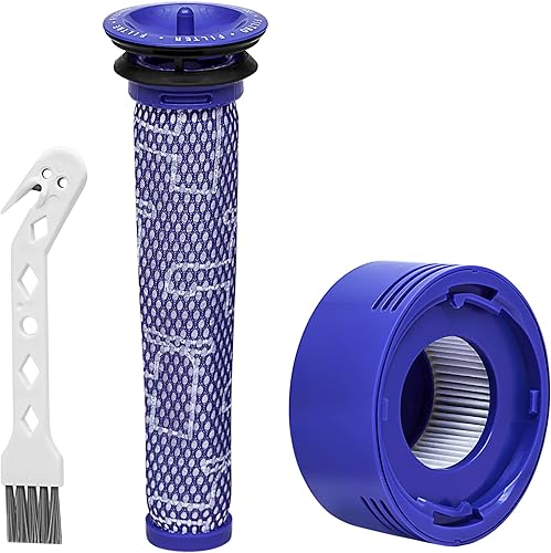 1 prefiltro y 1 kit de repuesto para aspiradora inalámbrica absoluta Dyson V7, V8 Animal y V8, sustituye a la pieza # 965661-01 y 967478-01 - 2