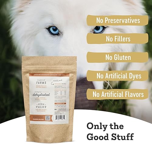 Miniatura 6 de Farm Hounds Corazón de cerdo deshidratado para perros 100 natural golosinas de corazón de cerdo seco humano para perros golosinas de entrenamiento