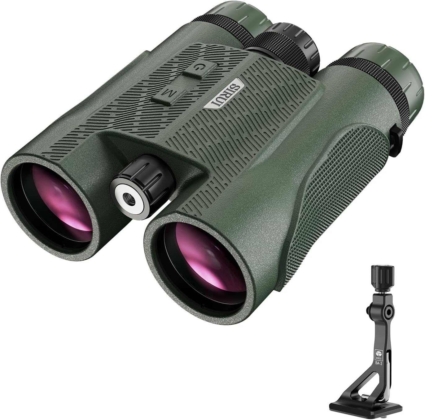 Beyond HD 10x42 ED Laser Rangefinder Binoculars with Tripod Adpater BA-2, 2000 Yards Rangefinding, Fog & Waterproof, Fully Multicoated, Rubber Armored, HCD/Los/Angle/Scan Mode