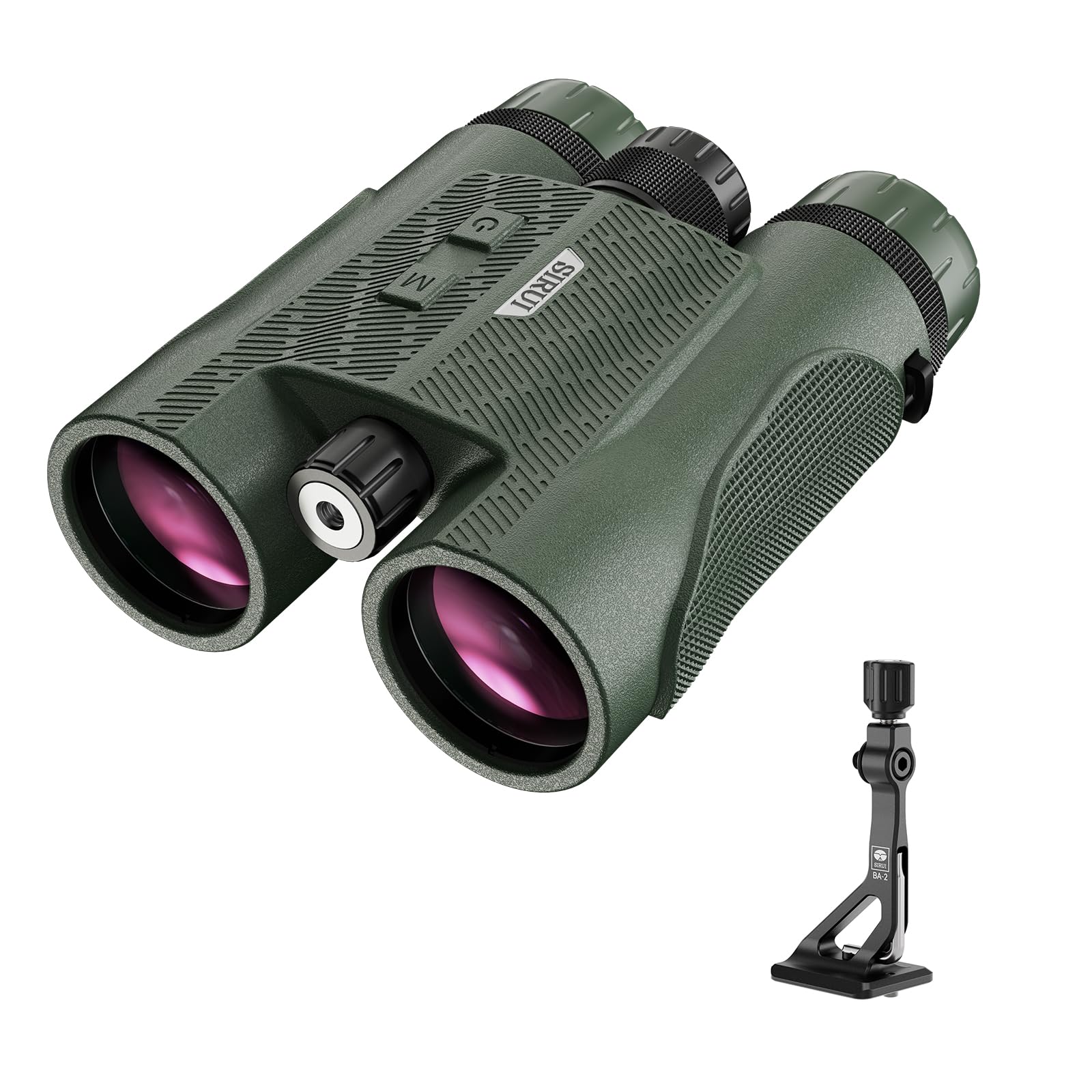 Beyond HD 10x42 ED Laser Rangefinder Binoculars with Tripod Adpater BA-2, 2000 Yards Rangefinding, Fog &amp; Waterproof, Fully Multicoated, Rubber Armored, HCD/Los/Angle/Scan Mode