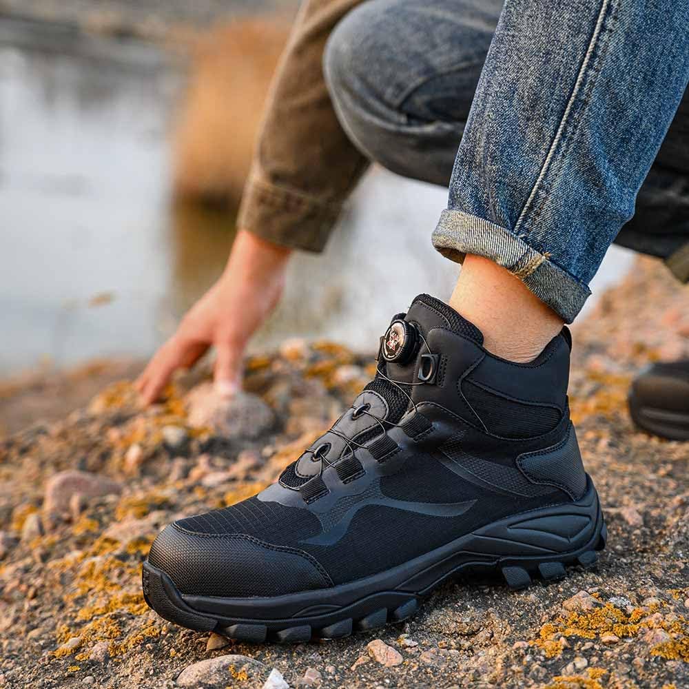 Rona Shoes Bottes de Sécurité Chaussures de Sécurité Baskets de Sécurité Chaussure de Travail Étanche Légère Confortable Femme Homme