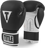 Vista 1 de TITLE Boxing Pro Style Leather Training Gloves 3.0 - Boxing Gloves, Boxing Training Gloves, MMA Gloves, Oz Training Gloves, Kickboxing Gloves